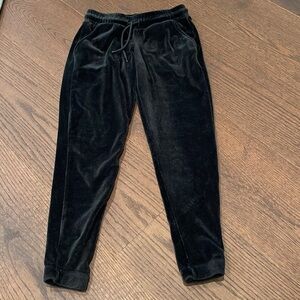 Suzette Girls Black Velour Sweatpants Size 7